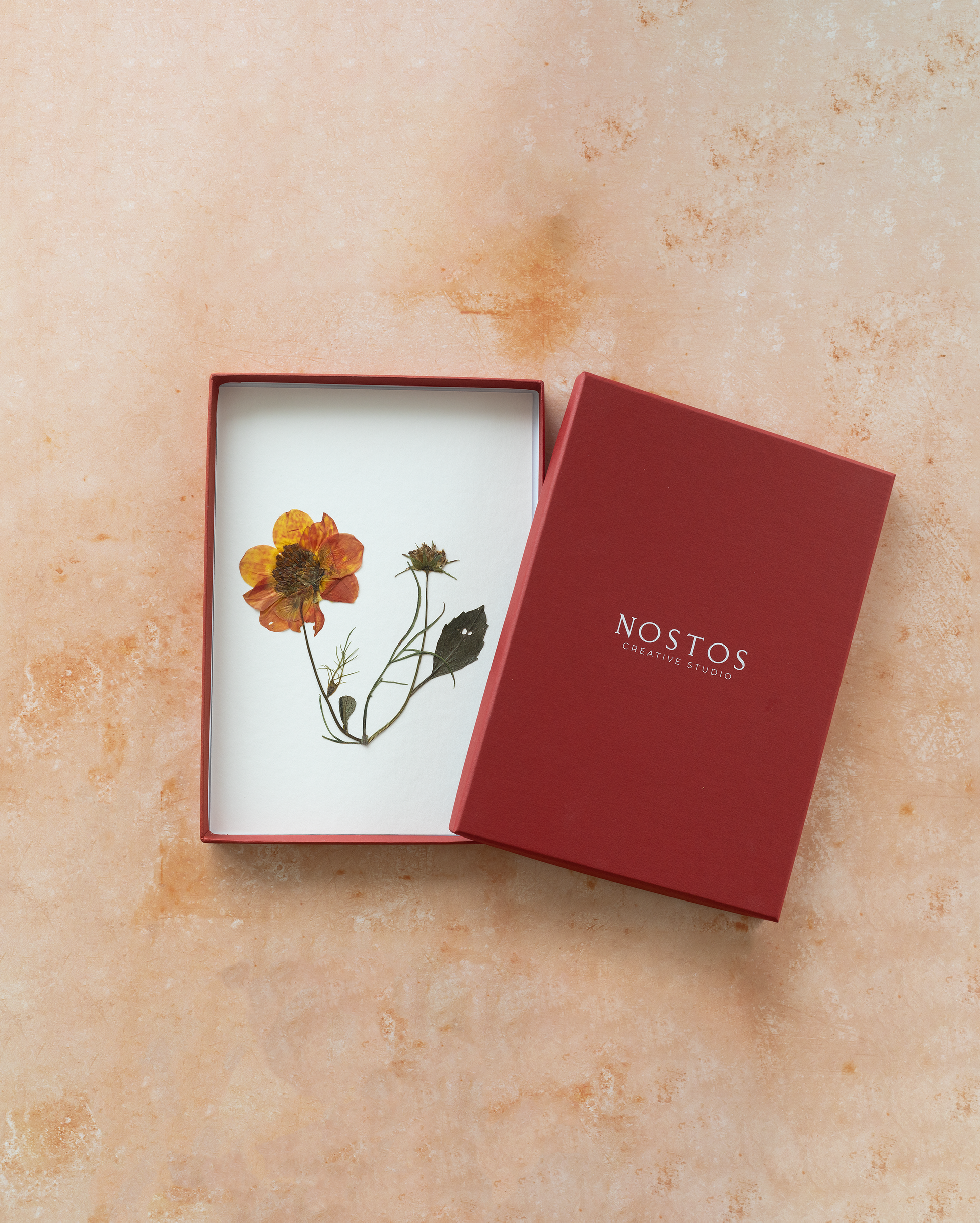 Handmade pressed flower art and botanical home decor. Discover meaningful floral gifts crafted with love at Nostos Creative Studio.